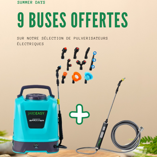 Pack Pulvérisateur Toiture 10L + Lance 8m + 9 Buses offertes